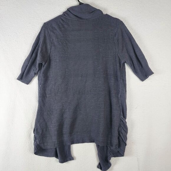 Maurices Women’s Open Front Cardigan Sweater Gray M Cotton Rayon USA Made - Picture 2 of 8